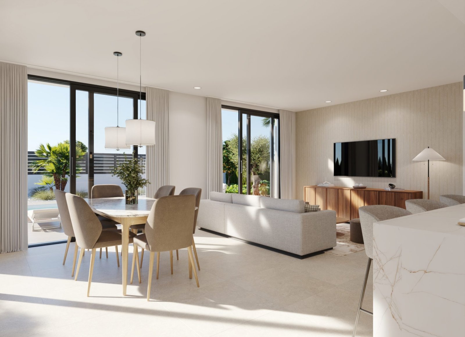 Lujo Moderno y Vistas al Golf en Hacienda del Álamo